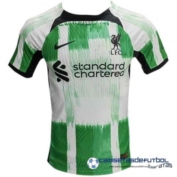 Nike Tailandia Segunda Concepto Jugadores Camiseta Liverpool Equipación 2023 2024 Verde