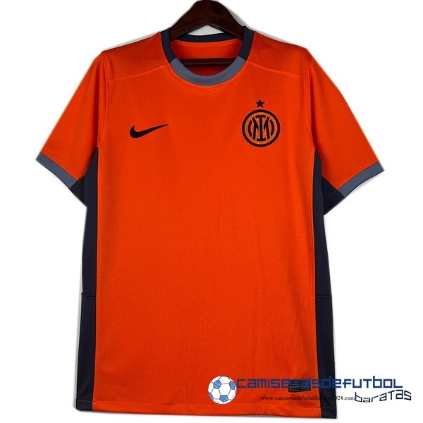 Nike Tailandia Tercera Camiseta Inter Milán Equipación 2023 2024 Naranja