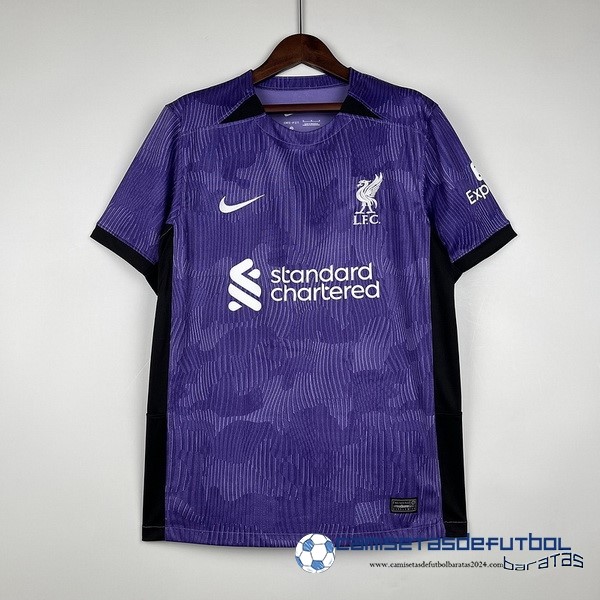 Nike Tailandia Tercera Concepto Camiseta Liverpool Equipación 2023 2024 Purpura