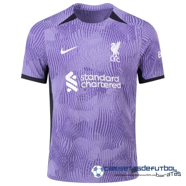 Nike Tailandia Tercera Jugadores Camiseta Liverpool Equipación 2023 2024 Purpura