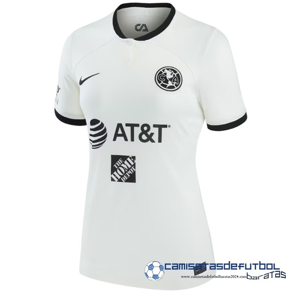 Nike Tercera Camiseta Mujer Club América 2022 Equipación 2023 Blanco