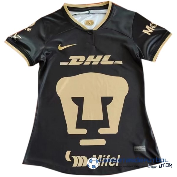Nike Tercera Camiseta Mujer UNAM Pumas 2022 Equipación 2023 Negro