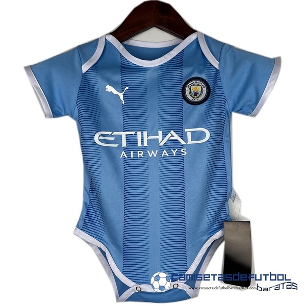 PUMA Casa Onesies Niños Manchester City Equipación 2023 2024 Azul