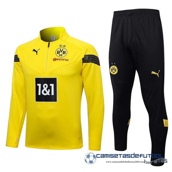 PUMA Conjunto Completo Sudadera Entrenamiento Borussia Dortmund 2022 Equipación 2023 Amarillo Negro