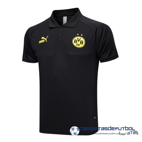 PUMA Polo Borussia Dortmund Equipación 2023 2024 Negro