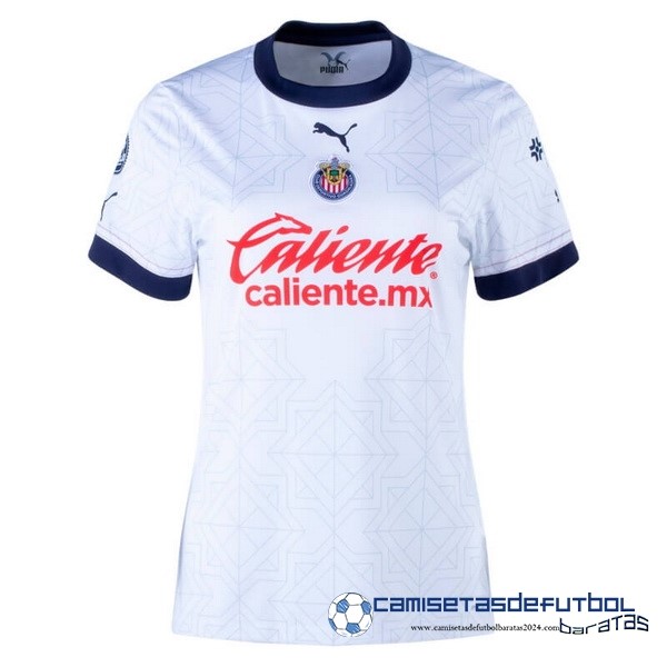 PUMA Segunda Camiseta Mujer CD Guadalajara 2022 Equipación 2023 Blanco