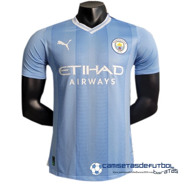 PUMA Tailandia Casa Jugadores Camiseta Manchester City Equipación 2023 2024 Azul