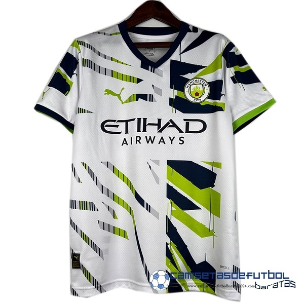PUMA Tailandia Especial Camiseta Manchester City Equipación 2023 2024 Blanco Verde