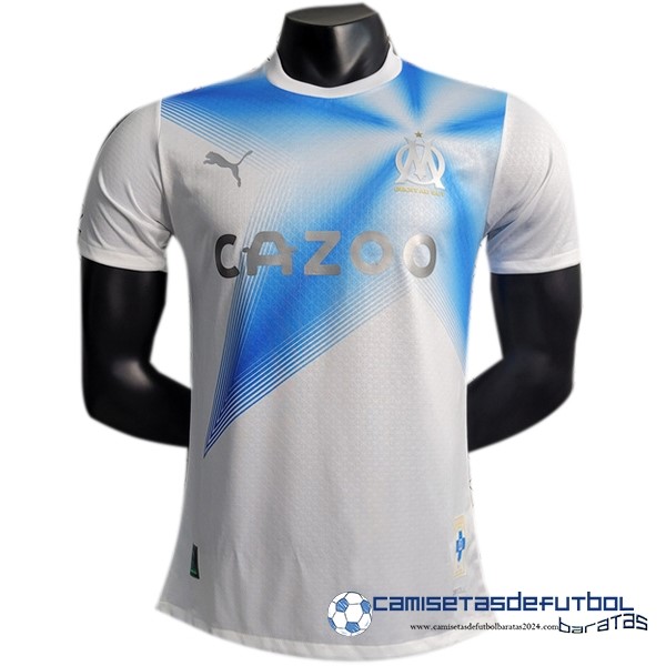 PUMA Tailandia Especial Jugadores Camiseta Marsella Equipación 2023 2024 Blanco Azul