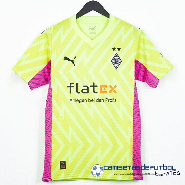 PUMA Tailandia Portero Camiseta Borussia Mönchengladbach Equipación 2023 2024 Amarillo