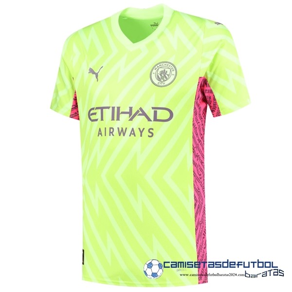 PUMA Tailandia Portero Camiseta Manchester City Equipación 2023 2024 Amarillo