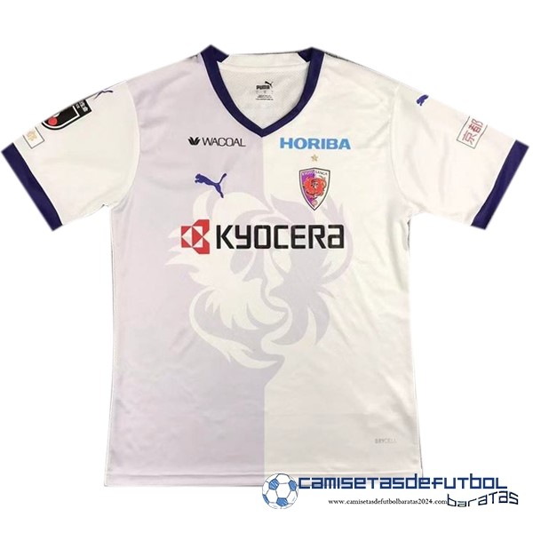 PUMA Tailandia Segunda Camiseta Kyoto Sanga Equipación 2023 2024 Blanco