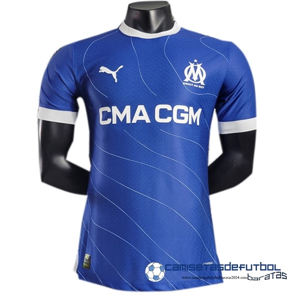 PUMA Tailandia Segunda Jugadores Camiseta Marsella Equipación 2023 2024 Azul