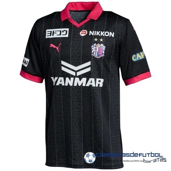 PUMA Tailandia Tercera Camiseta Cerezo Osaka Equipación 2023 2024 Negro