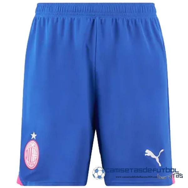 PUMA Tercera Pantalones AC Milan Equipación 2023 2024 Azul