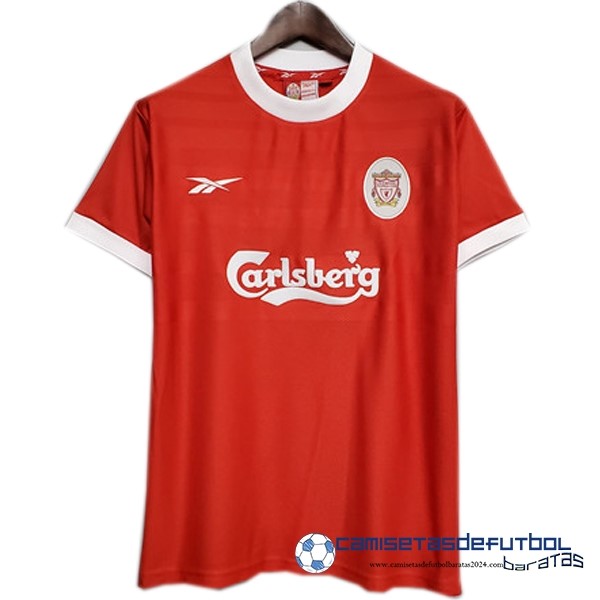 Reebok Casa Camiseta Liverpool Retro Equipación 1998 1999 Rojo