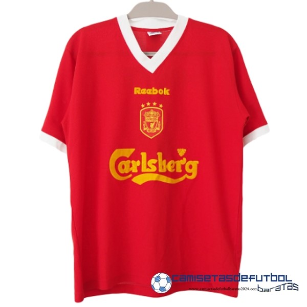 Reebok Casa Camiseta Liverpool Retro Equipación 2000 2001 Rojo