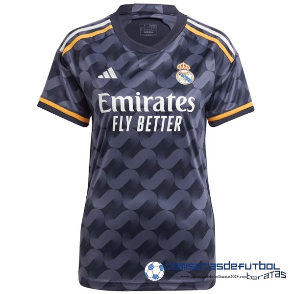 adidas Casa Camiseta Mujer Real Madrid Equipación 2023 2024 Gris