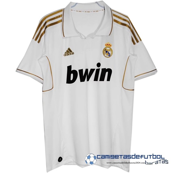 adidas Casa Camiseta Real Madrid Retro Equipación 2011 2012 Blanco