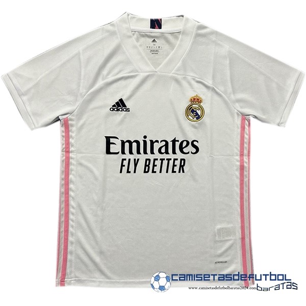 adidas Casa Camiseta Real Madrid Retro Equipación 2020 2021 Blanco