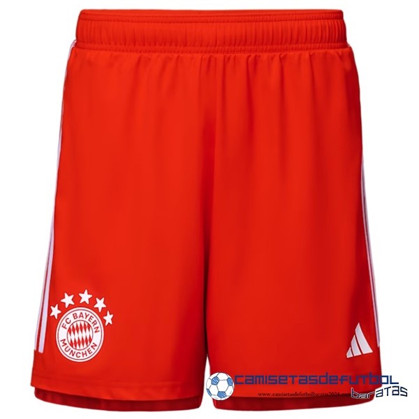 adidas Casa Pantalones Bayern Múnich Equipación 2023 2024 Rojo
