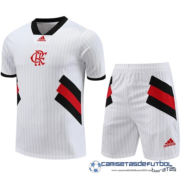 adidas Entrenamiento Conjunto Completo Flamengo Equipación 2023 2024 Blanco Negro