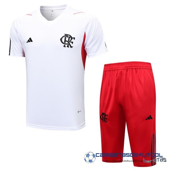 adidas Entrenamiento Conjunto Completo Flamengo Equipación 2023 2024 Rojo Blanco