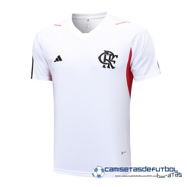 adidas Entrenamiento Flamengo Equipación 2023 2024 Blanco Rojo