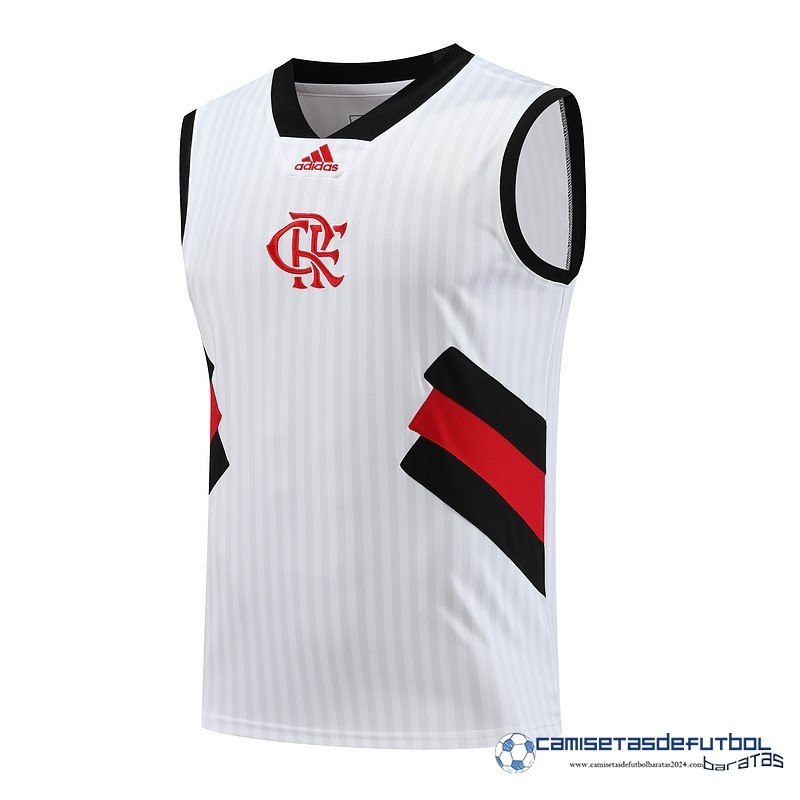 adidas Entrenamiento Sin Mangas Flamengo Equipación 2023 2024 Blanco Negro