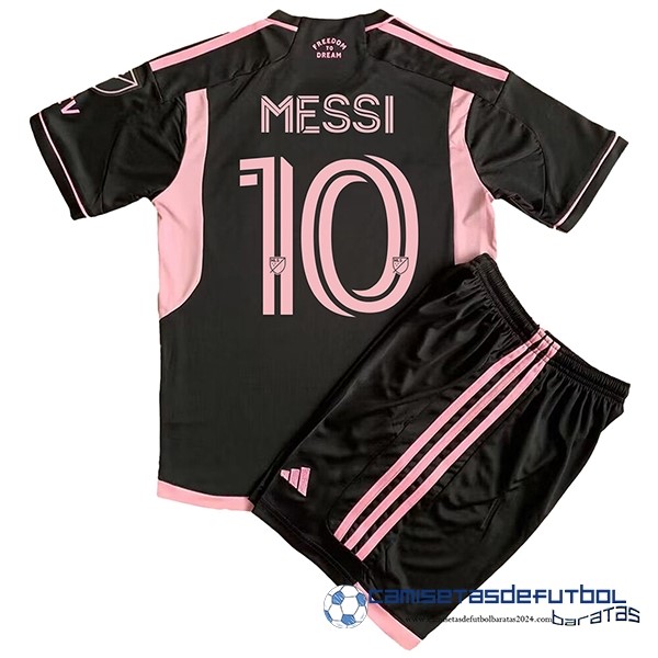 adidas NO.10 Messi Segunda Conjunto De Hombre Inter Miami Equipación 2023 2024 Negro