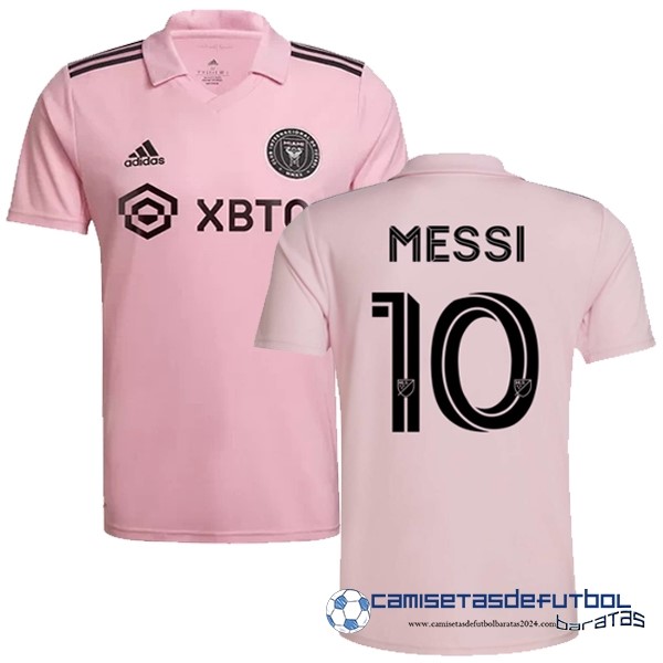 adidas NO.10 Messi Tailandia Casa Camiseta Inter Miami Equipación 2023 2024 Rosa