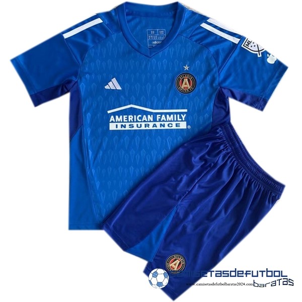 adidas Portero Conjunto De Niños Atlanta United Equipación 2023 2024 Azul