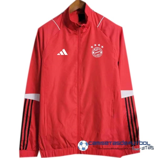 adidas Rompevientos Bayern Múnich Equipación 2023 2024 Rojo