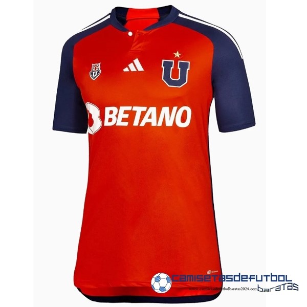 adidas Segunda Camiseta Mujer Universidad De Chile Equipación 2023 2024 Rojo