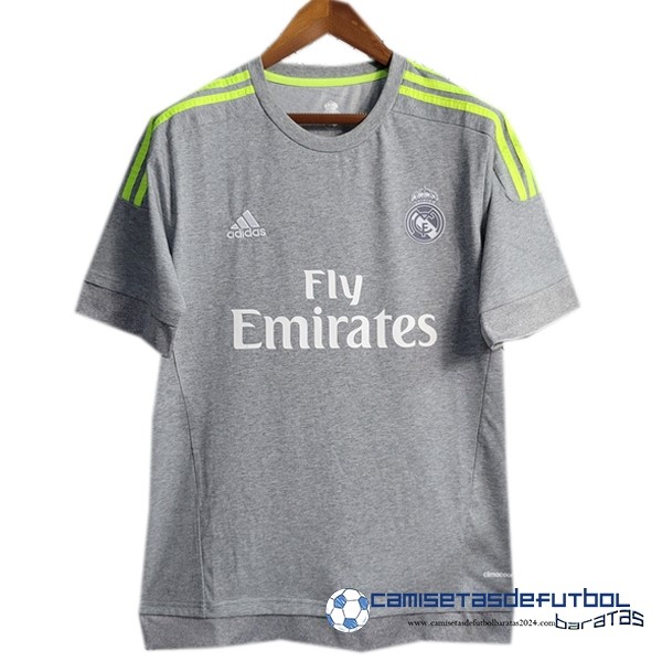 adidas Segunda Camiseta Real Madrid Retro Equipación 2015 2016 Gris