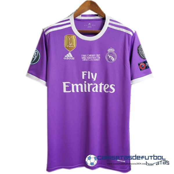 adidas Segunda Camiseta Real Madrid Retro Equipación 2016 2017 I Purpura