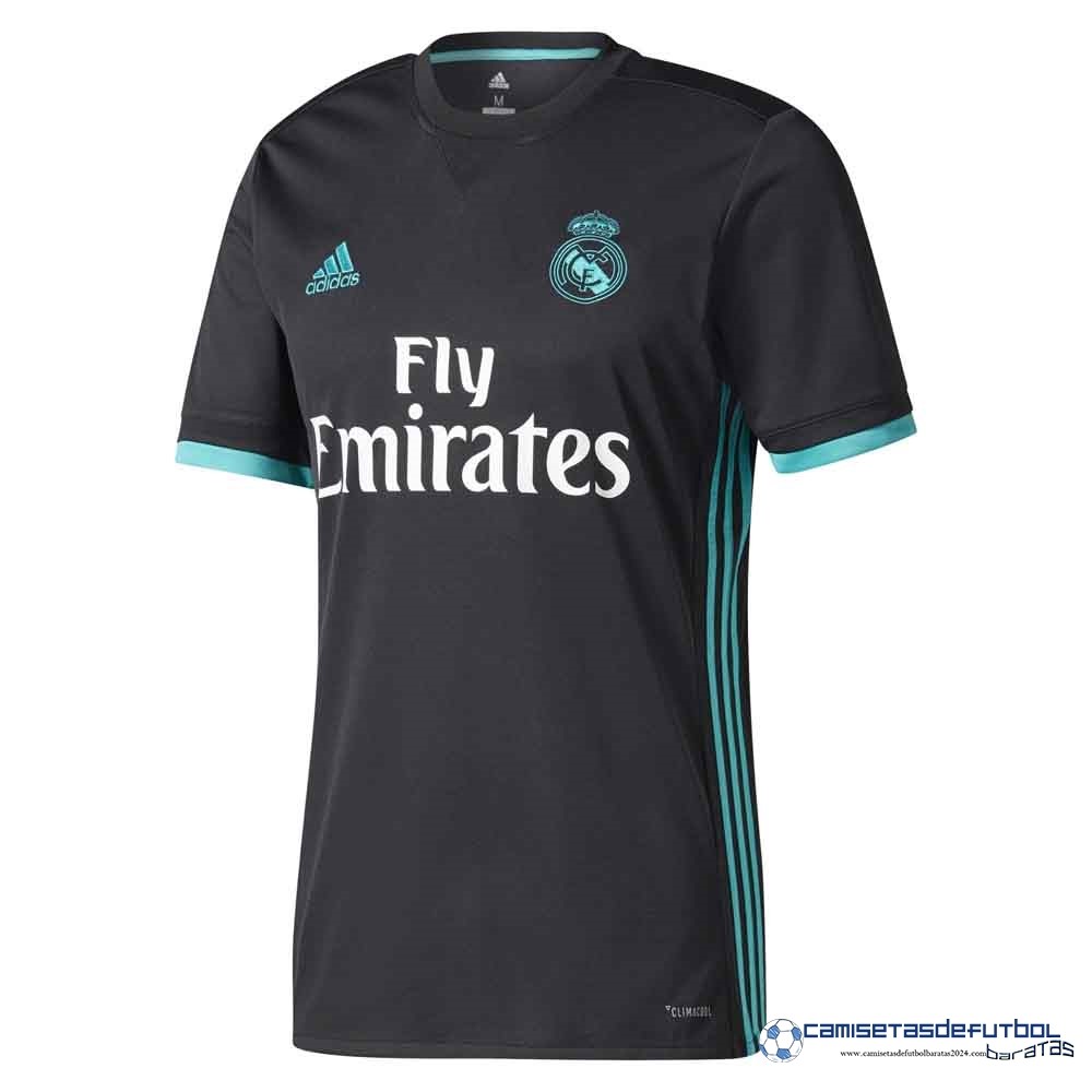 adidas Segunda Camiseta Real Madrid Retro Equipación 2017 2018 Negro