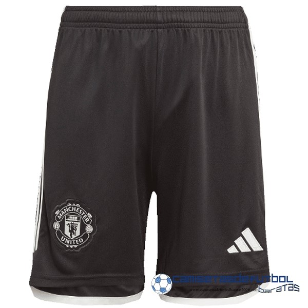 adidas Segunda Pantalones Manchester United Equipación 2023 2024 Gris