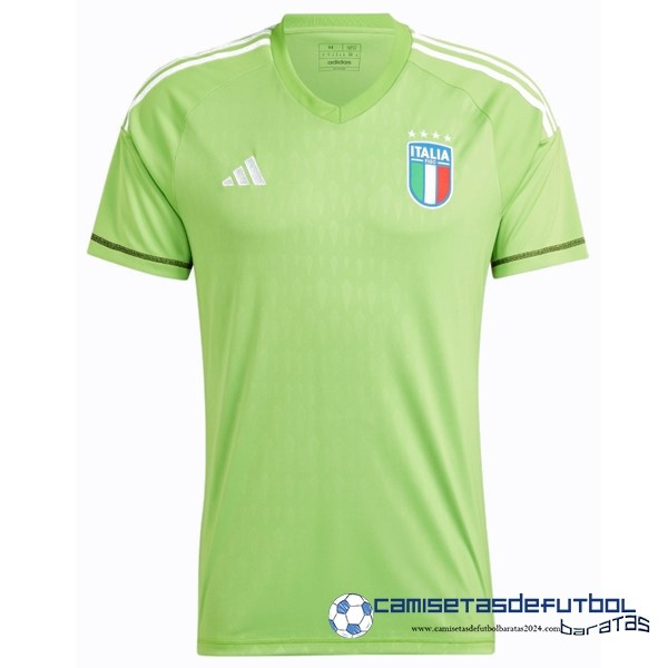 adidas Tailandia Camiseta Portero Italia Equipación 2023 Verde