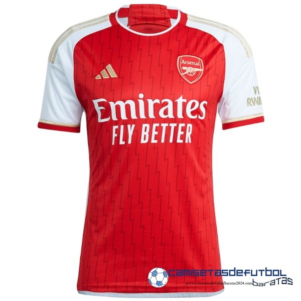 adidas Tailandia Casa Camiseta Arsenal Equipación 2023 2024 Rojo