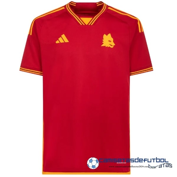 adidas Tailandia Casa Camiseta As Roma Equipación 2023 2024 Rojo