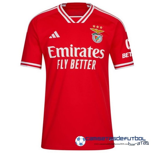 adidas Tailandia Casa Camiseta Benfica Equipación 2023 2024 Rojo