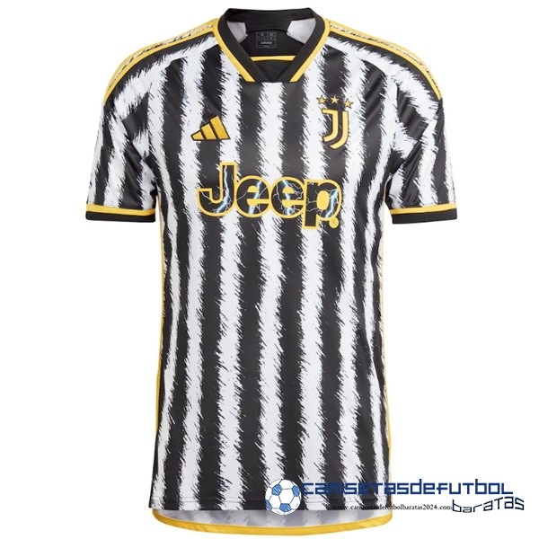 adidas Tailandia Casa Camiseta Juventus Equipación 2023 2024 Blanco Negro