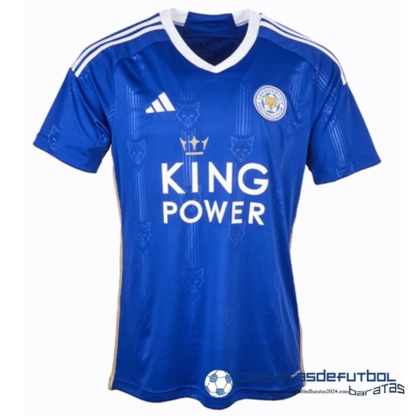 adidas Tailandia Casa Camiseta Leicester City Equipación 2023 2024 Azul
