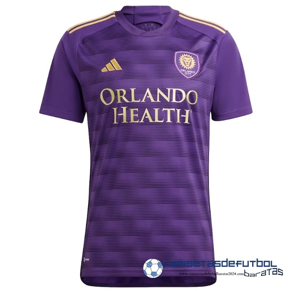 adidas Tailandia Casa Camiseta Orlando City Equipación 2023 2024 Purpura