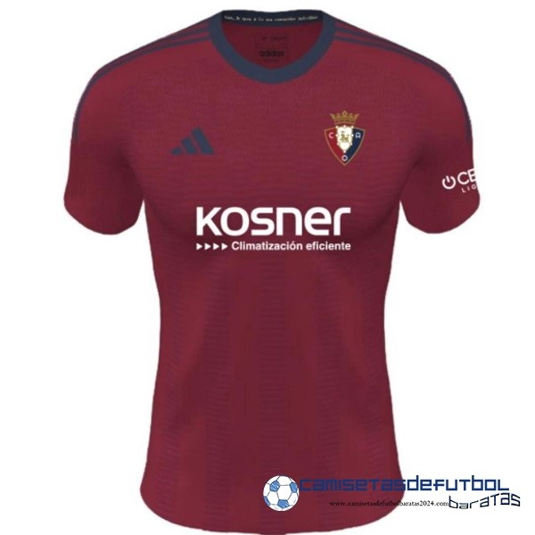 adidas Tailandia Casa Camiseta Osasuna Equipación 2023 2024 Rojo