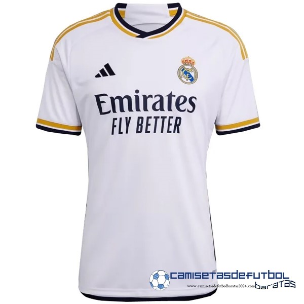 adidas Tailandia Casa Camiseta Real Madrid Equipación 2023 2024 Blanco