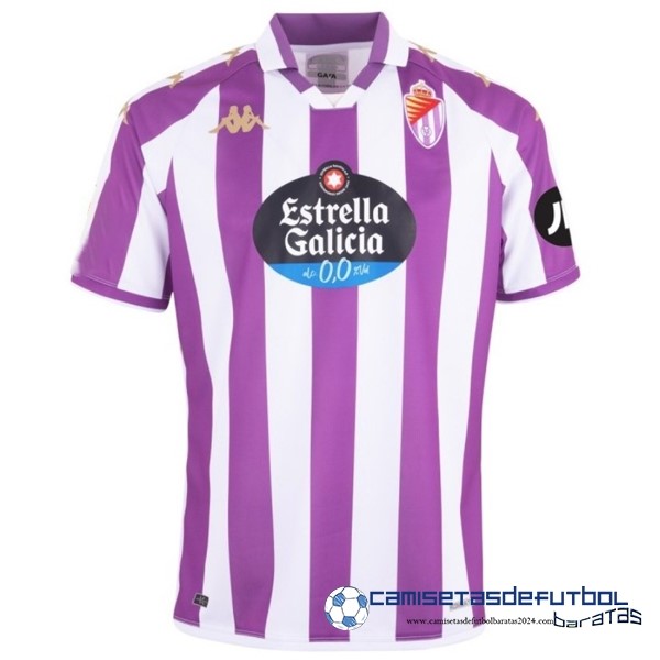 adidas Tailandia Casa Camiseta Real Valladolid Equipación 2023 2024 Blanco Purpura