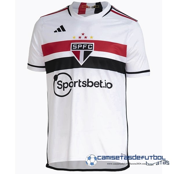 adidas Tailandia Casa Camiseta São Paulo Equipación 2023 2024 Blanco