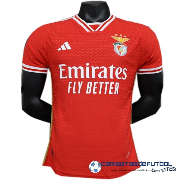adidas Tailandia Casa Jugadores Camiseta Benfica Equipación 2023 2024 Rojo